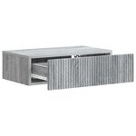 vidaXL Table d'appoint murale 59 x 34 5 x 17 cm Bois d'ingénierie