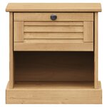 vidaXL Table de chevet VIGO 42x35x42 cm bois de pin massif