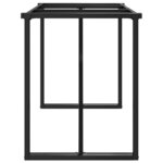 vidaXL Pieds de table à manger cadre en O 140x60x73 cm fonte