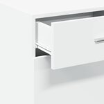 vidaXL Buffet blanc 45x42 5x93 cm bois d'ingénierie