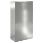 vidaXL Boîte à colis 44x22x82 cm Acier galvanisé