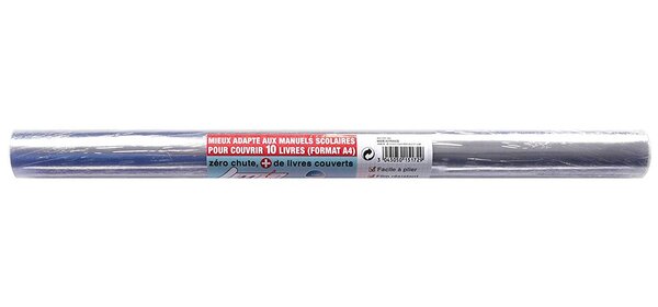 Rouleau Couvre-Livres School Roll PVC incolore 400 mm x 5,5 m ELBA