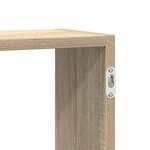 vidaXL Étagère cube murale 5 compartiments chêne sonoma