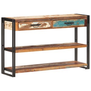 vidaXL Buffet 120x30x75 cm Bois de récupération solide