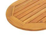 vidaXL Plateau de table Huile Naturelle 100 x 50 x 2 cm