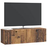 vidaXL Meuble TV mural Bois ancien 98 x 31 x 30 cm Bois d'ingénierie