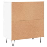 vidaXL Buffets 3 Pièces Blanc Bois d'ingénierie