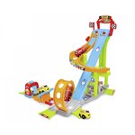 Dickie 204117002 - ABC Piste de voiture Jays Jump N Fun Tower