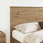 vidaXL Tête de lit Chêne artisanal 150 cm Bois d'ingénierie