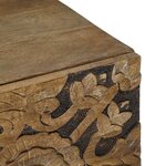 vidaXL Table basse Marron 100 x 54 x 40 cm Bois de mangue massif