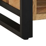 vidaXL Banc à chaussures 100x40x50 cm en bois de manguier brut