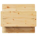 vidaXL Table avec bancs pour enfants IRUN 90x79 5x50 cm bois massif