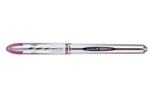 Roller encre liquide Vision Elite UB200 pointe moyenne 0 8mm rose UNI-BALL