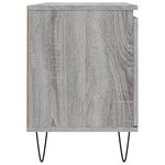 vidaXL Meuble TV sonoma gris 104x35x50 cm bois d'ingénierie
