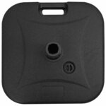 vidaXL Base de parasol extérieur Noir 45 x 45 x 29.5 cm Plastique