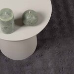 vidaXL Tapis de surface Rond HUARTE Anthracite Ø 120 CM Polyester