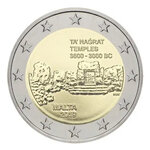 2 euros commémorative Malte 2019 - Temples Ta Hagrat.