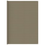 vidaXL Tapis de tente 300x500 cm Taupe