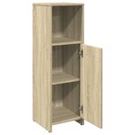 vidaXL Armoire de salle de bain Chêne sonoma 30x30x95 cm Aggloméré