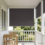 vidaXL Store roulant extérieur protection UV Anthracite Polyester