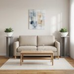 vidaXL Support de Plante 2 pièces Sonoma gris 25 x 25 5 x 60 5 cm