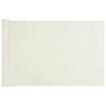vidaXL Écran d'intimité de balcon blanc 700x90 cm PVC