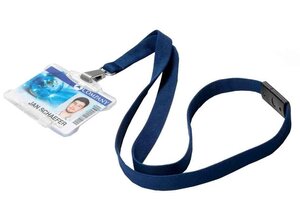 paquet de 10 lacets textile SOFT COLOURS, bleu DURABLE