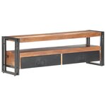 vidaXL Meuble TV 120x30x40 cm Bois solide