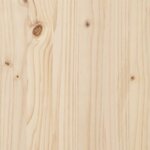 vidaXL Cadre de lit bois de pin massif 90x200 cm