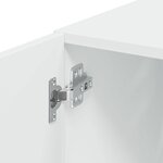 vidaXL Armoire de rangement mince blanc 40x42 5x225 cm