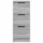 vidaXL Buffet Sonoma gris 30x30x70 cm Bois d'ingénierie