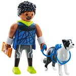 PLAYMOBIL 71740 - My Life Homme sportif avec Border Collie et accessoires