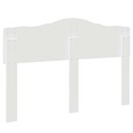 vidaXL Tête de lit Blanc Brillant 140 cm Bois d'ingénierie