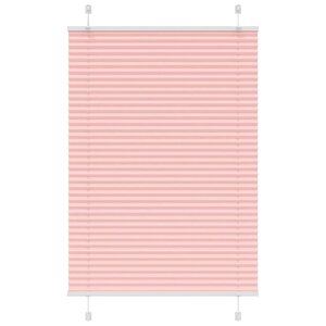 vidaXL Store plissé rose 85x100 cm largeur du tissu 84 4 cm polyester