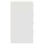 Buffet vidaXL Blanc 40x41x75 cm en bois d'ingénierie
