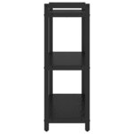 vidaXL Étagère Chêne noir 60 x 30 x 85 cm Bois d'ingénierie