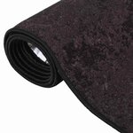 vidaXL Tapis lavable antidérapant 120x180 cm anthracite
