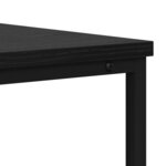 vidaXL Table console avec tiroir Chêne noir 100 x 40 x 75 cm