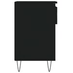 vidaXL Armoire à chaussures Noir 102x36x60 cm Bois d'ingénierie