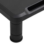 vidaXL Support de moniteur Noir 38x24x10 5 cm