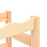 vidaXL Casier à bouteilles pour 30 bouteilles Pinède