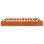 vidaXL Cadre de lit sans matelas cire marron 180x200cm bois pin massif