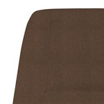 vidaXL Chaise de relaxation Marron Tissu