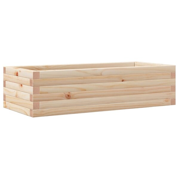 vidaXL Jardinière 90x40x23 cm bois de pin massif