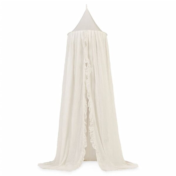 Jollein moustiquaire vintage 245 cm ivoire à volants