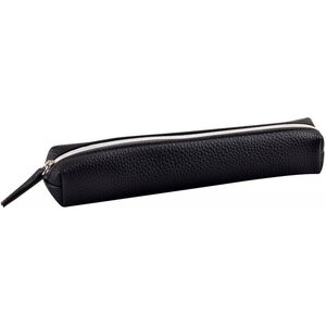 Mini trousse en simili cuir noir
