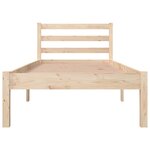 vidaXL Cadre de lit sans matelas 75x190 cm