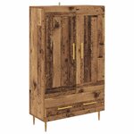 vidaXL Haut Armoire Bois Ancien 69 5 x 31 x 115 cm Bois d'ingénierie
