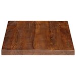 vidaXL Dessus de table 80x60x3 8 cm rectangulaire bois massif récupéré