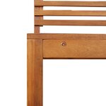 Ensemble de banc de jardin 5 pièces en bois d'acacia vidaXL
